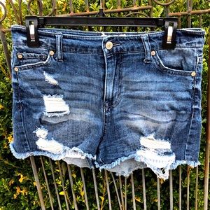 Altar’d State denim distressed shorts size 28/7